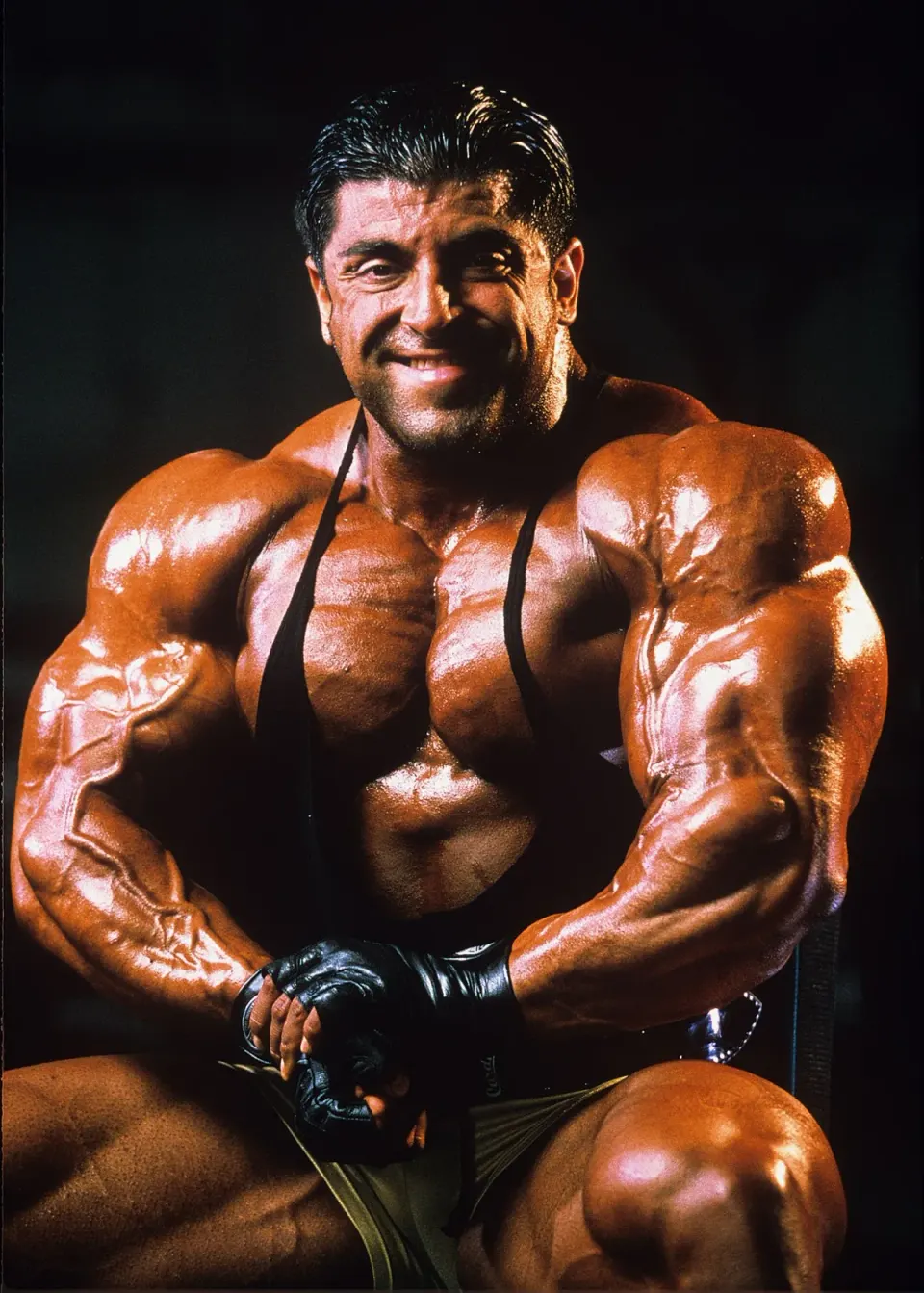 A BioFormula athlete, seated portrait