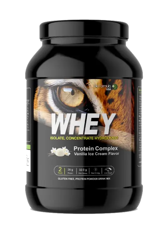 BioFormula Nutrition Whey Protein Complex, vanilla flavour, 2 kg tub
